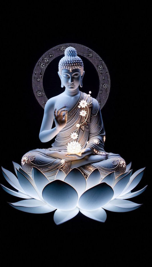 Meditative Buddha on Lotus